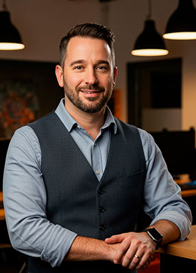 Portrait of Marcus Webb, Demo Mode Specialist at WinTops Games Ltd